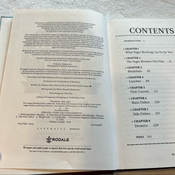The Sugar Blockers Diet Cookbook w/ Rob Thompson, MD Hardback Book Copy - Picture 7 of 7